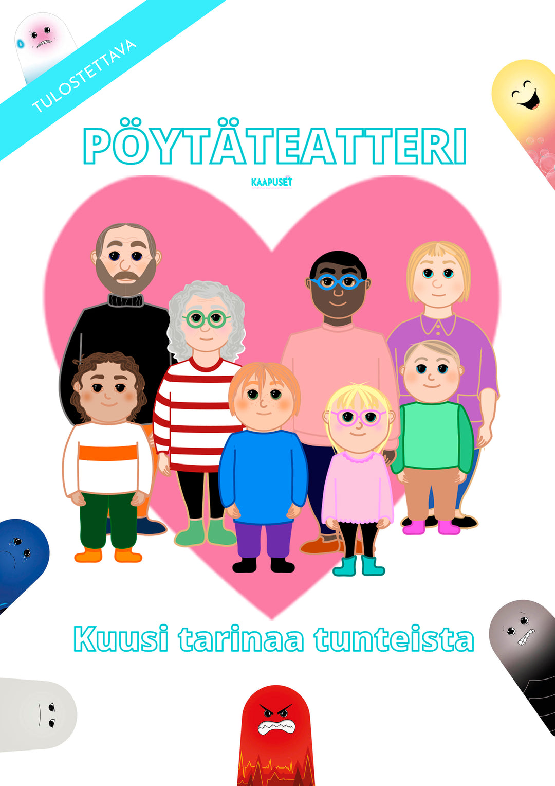 PÖYTÄTEATTERI JA KUUSI TUNNETARINAA (Tulostettava)