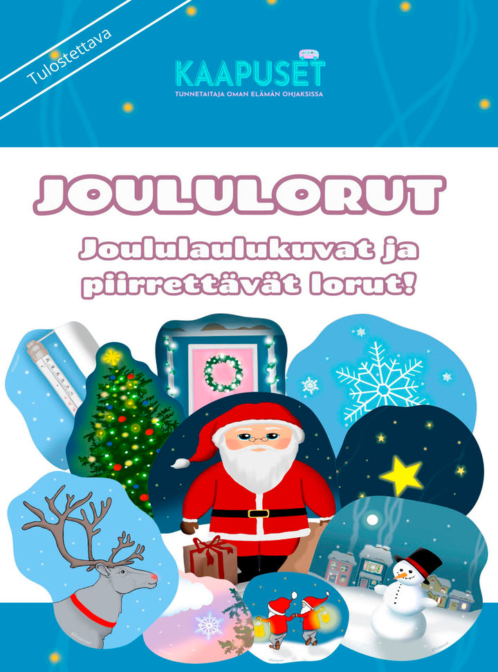 JOULULAULUKUVAT JA PIIRRETTÄVÄT LORUT