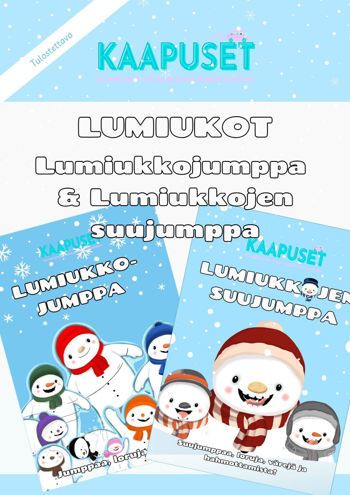 LUMIUKOT PAKETTINA: Lumiukkojumppa & Lumiukkosuujumppa
