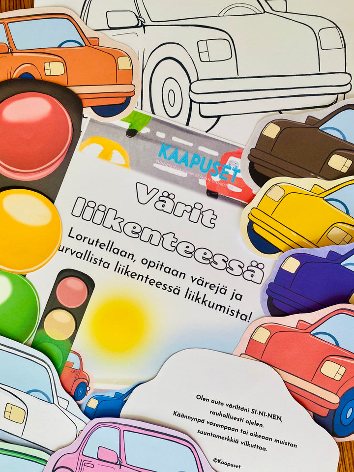 LORUJA, VÄREJÄ JA LIIKENNETURVALLISUUTTA - VÄRIT LIIKENTEESSÄ