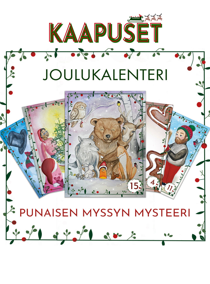 JOULUKALENTERI - PUNAISEN MYSSYN MYSTEERI (Tulostettava)