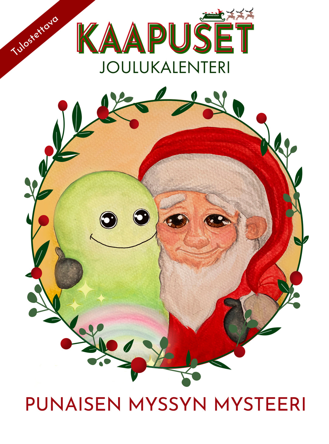 JOULUKALENTERI - PUNAISEN MYSSYN MYSTEERI (Tulostettava)