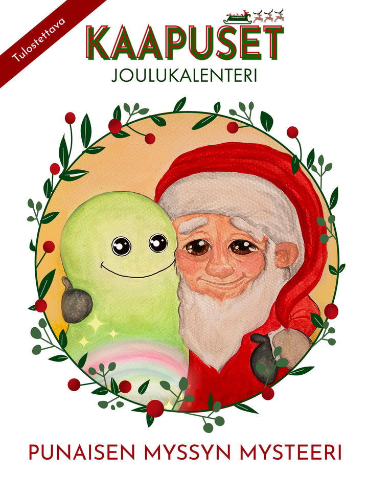JOULUKALENTERI - PUNAISEN MYSSYN MYSTEERI (Tulostettava)