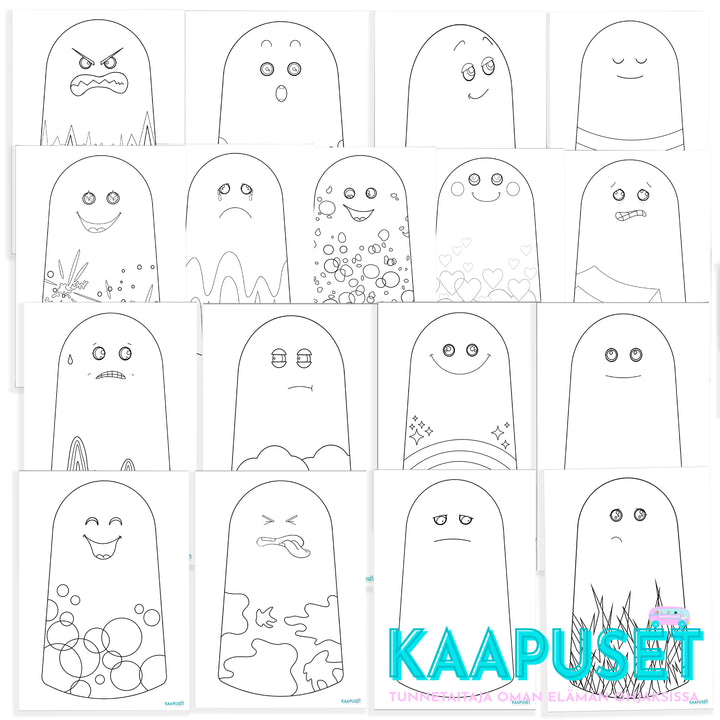 KYNÄTEHTÄVÄT- JA VÄRITYSKUVAT -PAKETTI
