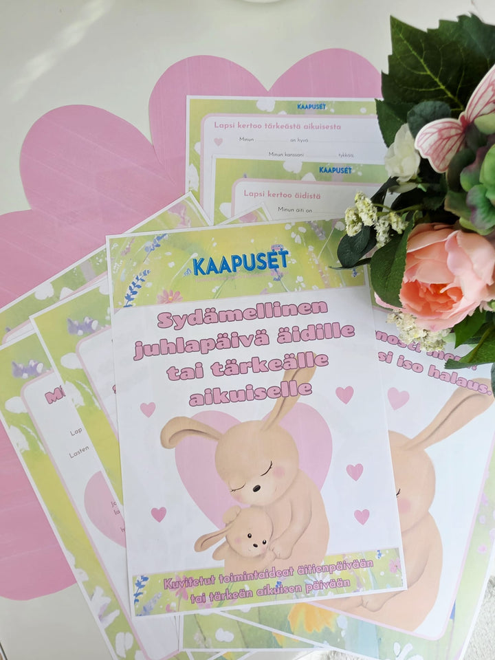 ÄIDILLE TAI TÄRKEÄLLE AIKUISELLE - SYDÄMELLINEN JUHLAPÄIVÄ