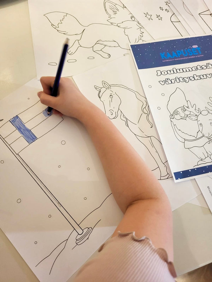 JOULUMETSÄN VÄRITYSKUVAT