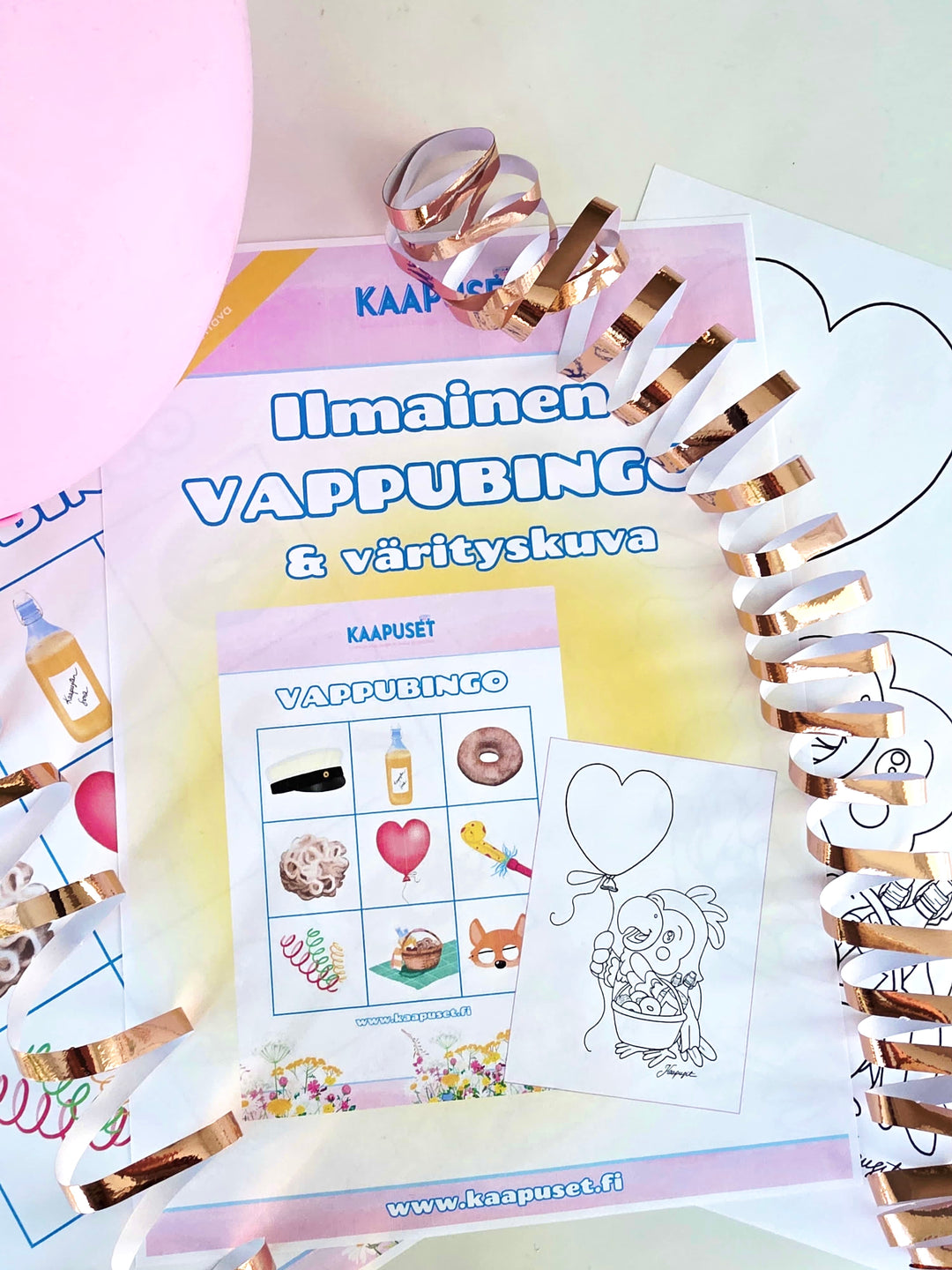 VAPPUBINGO & VÄRITYSKUVA