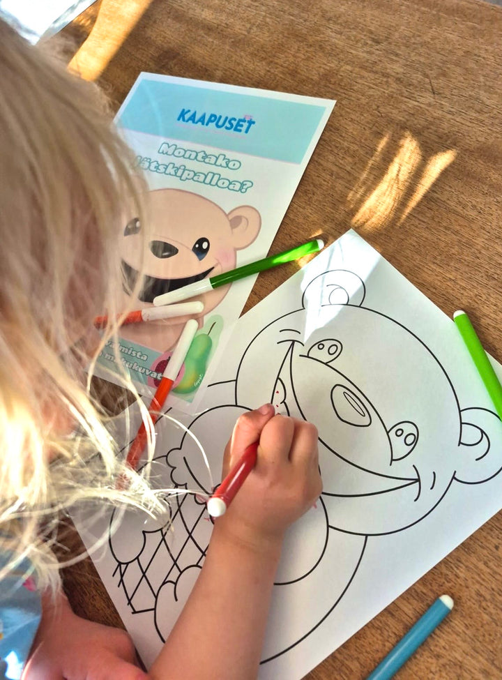 MONTAKO JÄTSKIPALLOA? - MATIKKAA, VÄREJÄ & MAKUJA