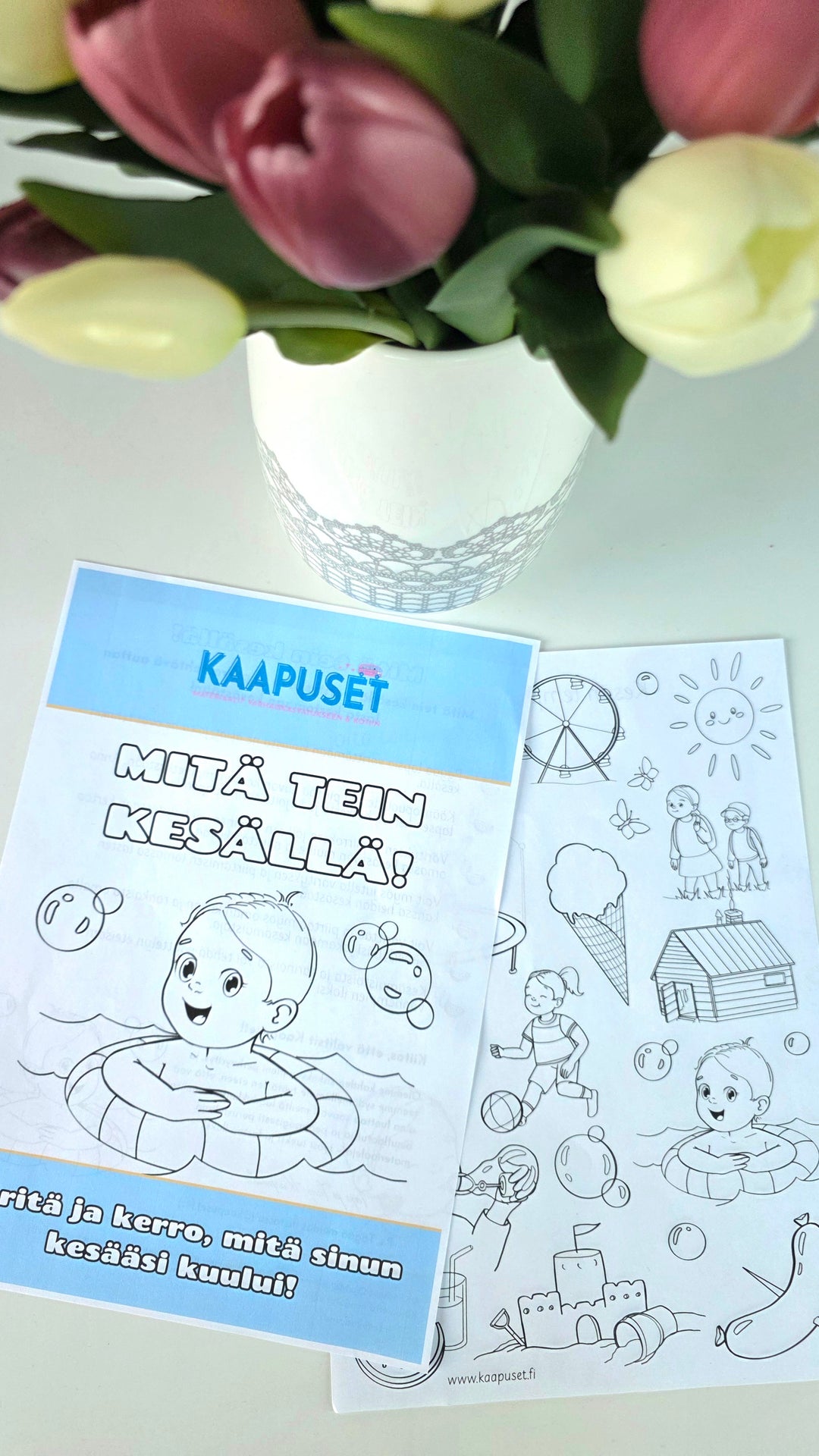MITÄ TEIN KESÄLLÄ! - VÄRITÄ & KERRO