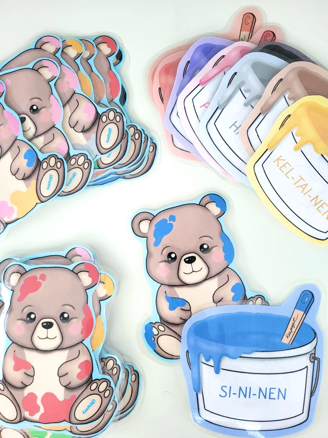 VÄRINALLEN MAALIPURKIT - TUKIVIITTOMILLA