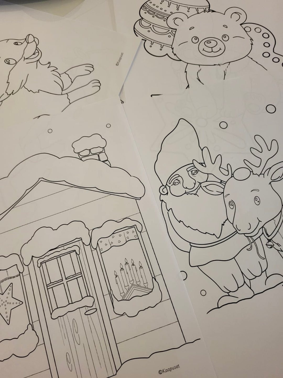 JOULUMETSÄN VÄRITYSKUVAT