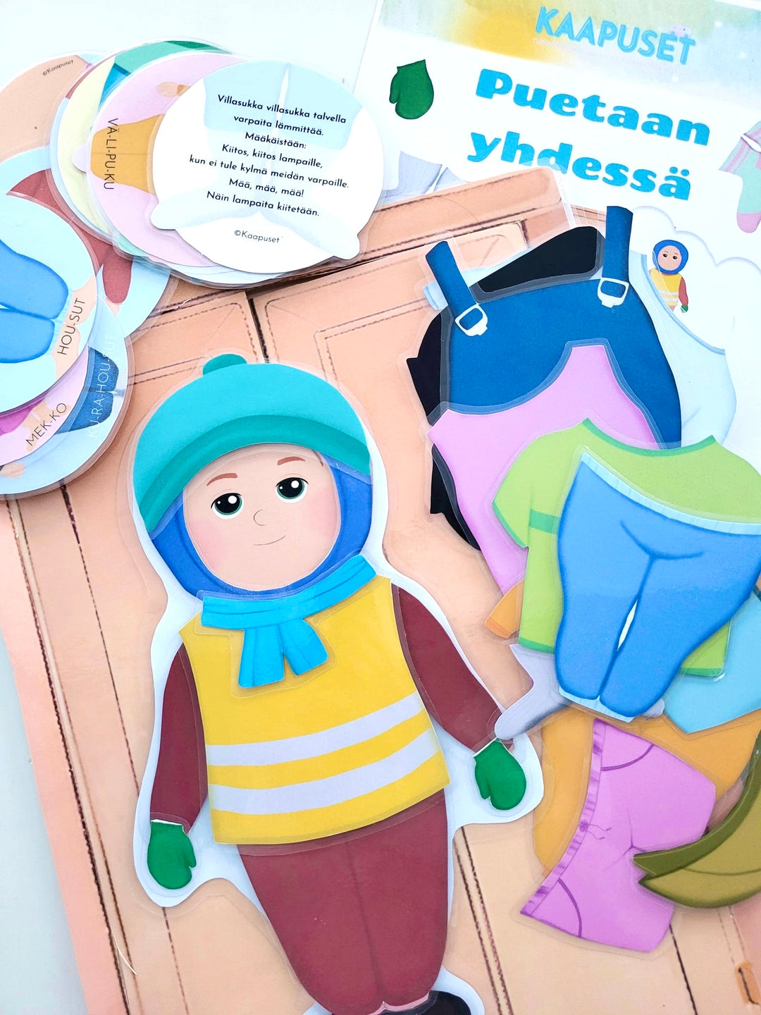PUETAAN YHDESSÄ - HELPOTA PUKEUTUMISTILANTEITA LORUTELLEN