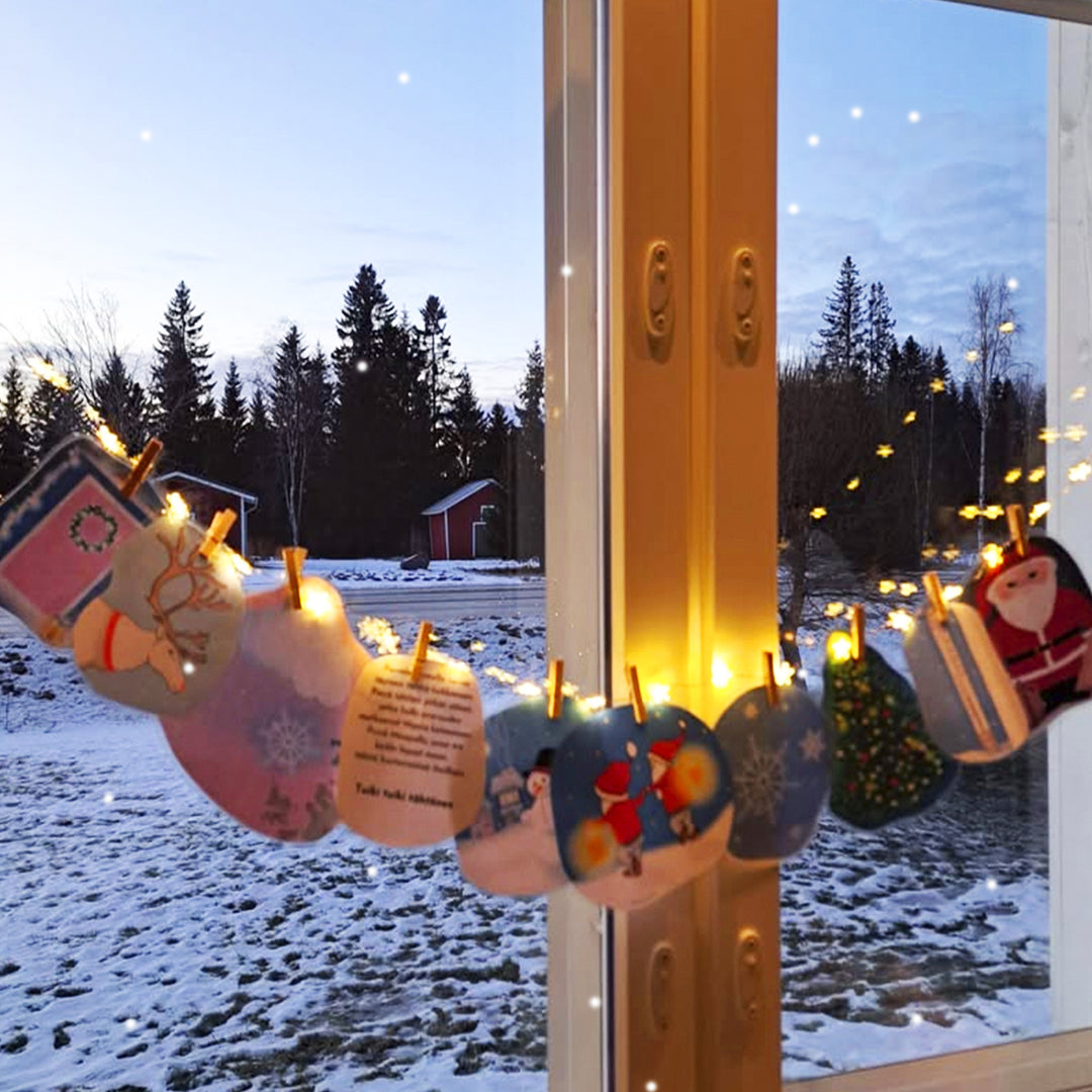 JOULULAULUKUVAT JA PIIRRETTÄVÄT LORUT