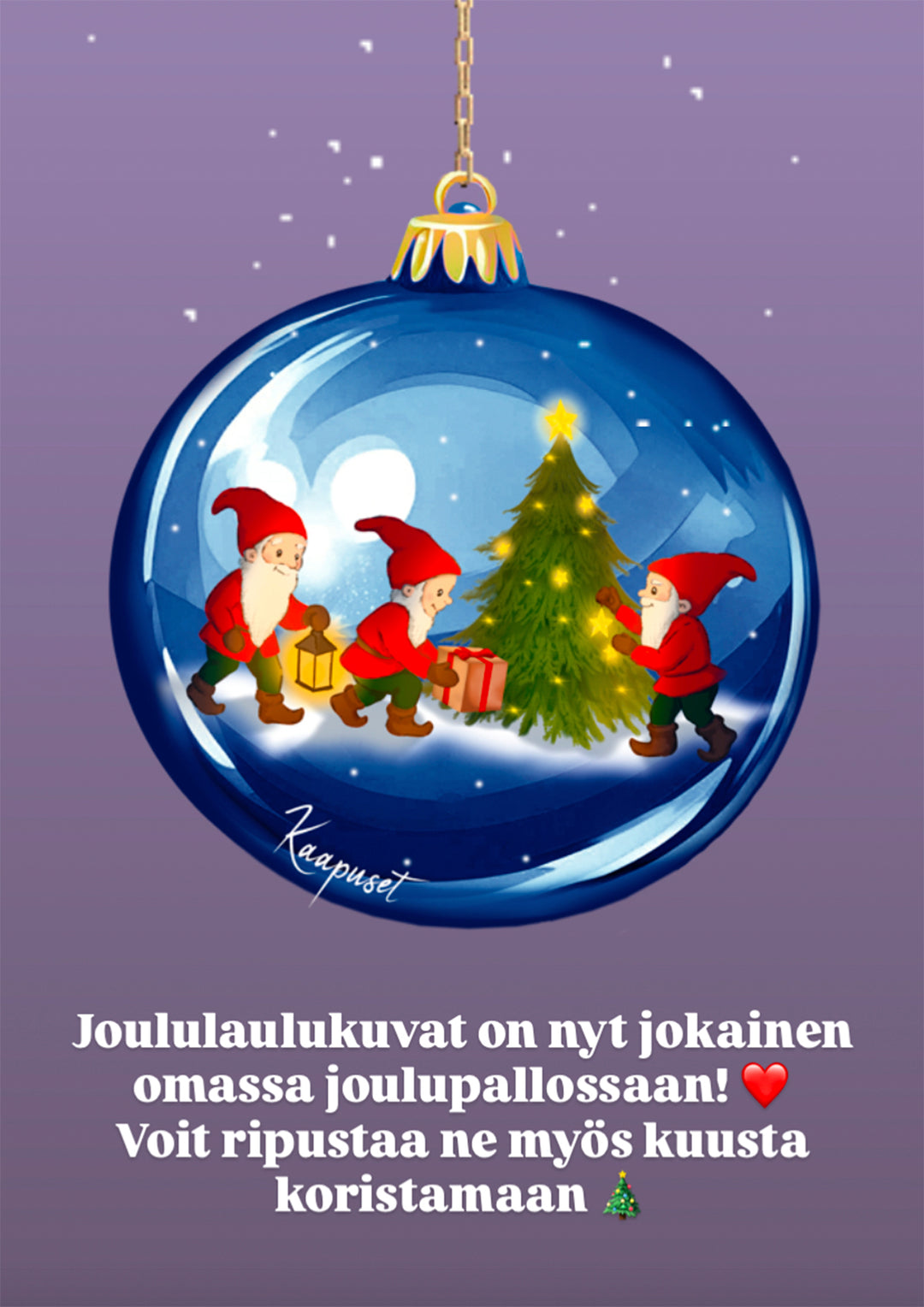 JOULUPALLOLAULUKUVAT: Laulukuvat & joululorut