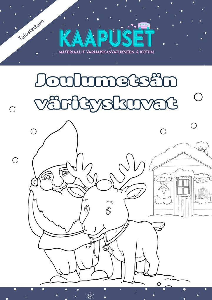 JOULUMETSÄN VÄRITYSKUVAT