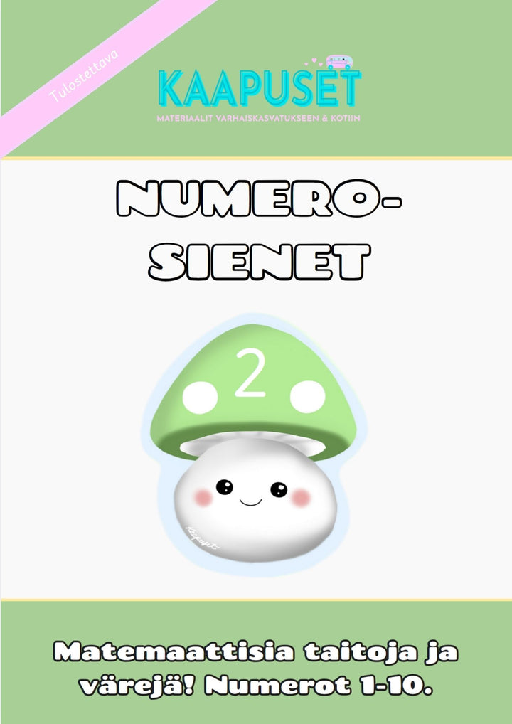 NUMEROSIENET - VÄREJÄ & MATEMAATTISIA TAITOJA