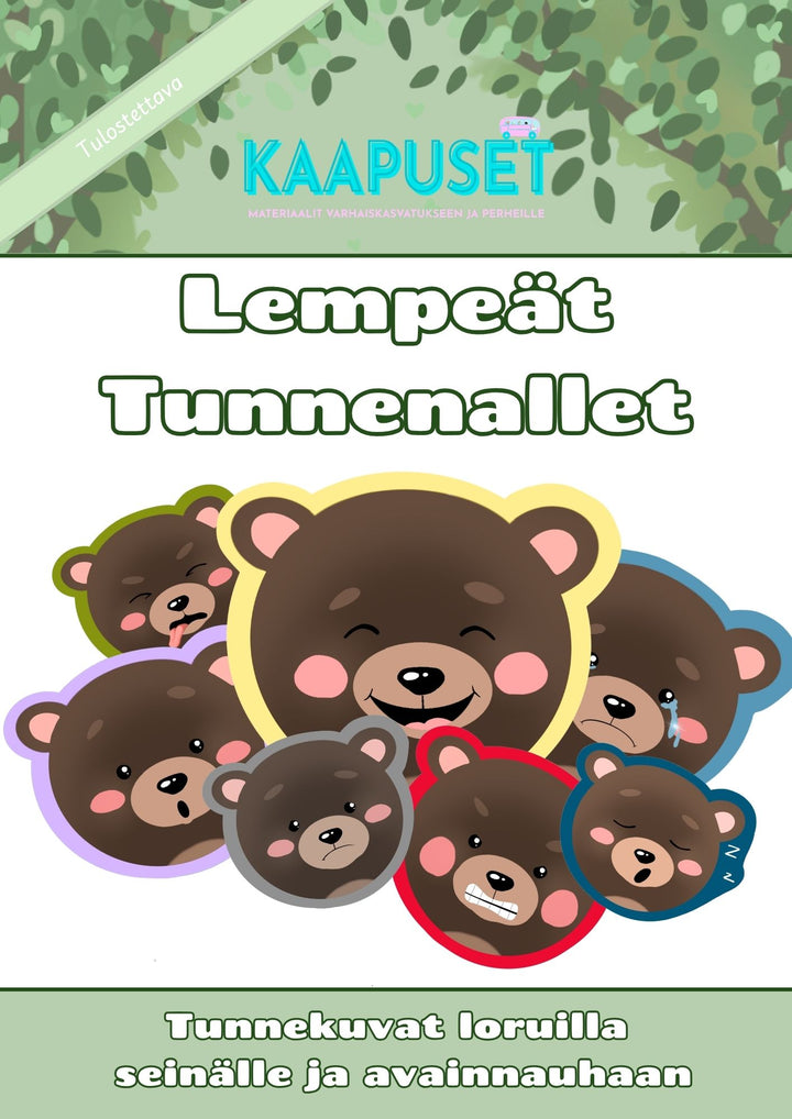 TUNNENALLET - TUNNEKUVAT LORUILLA SEINÄLLE & AVAINNAUHAAN