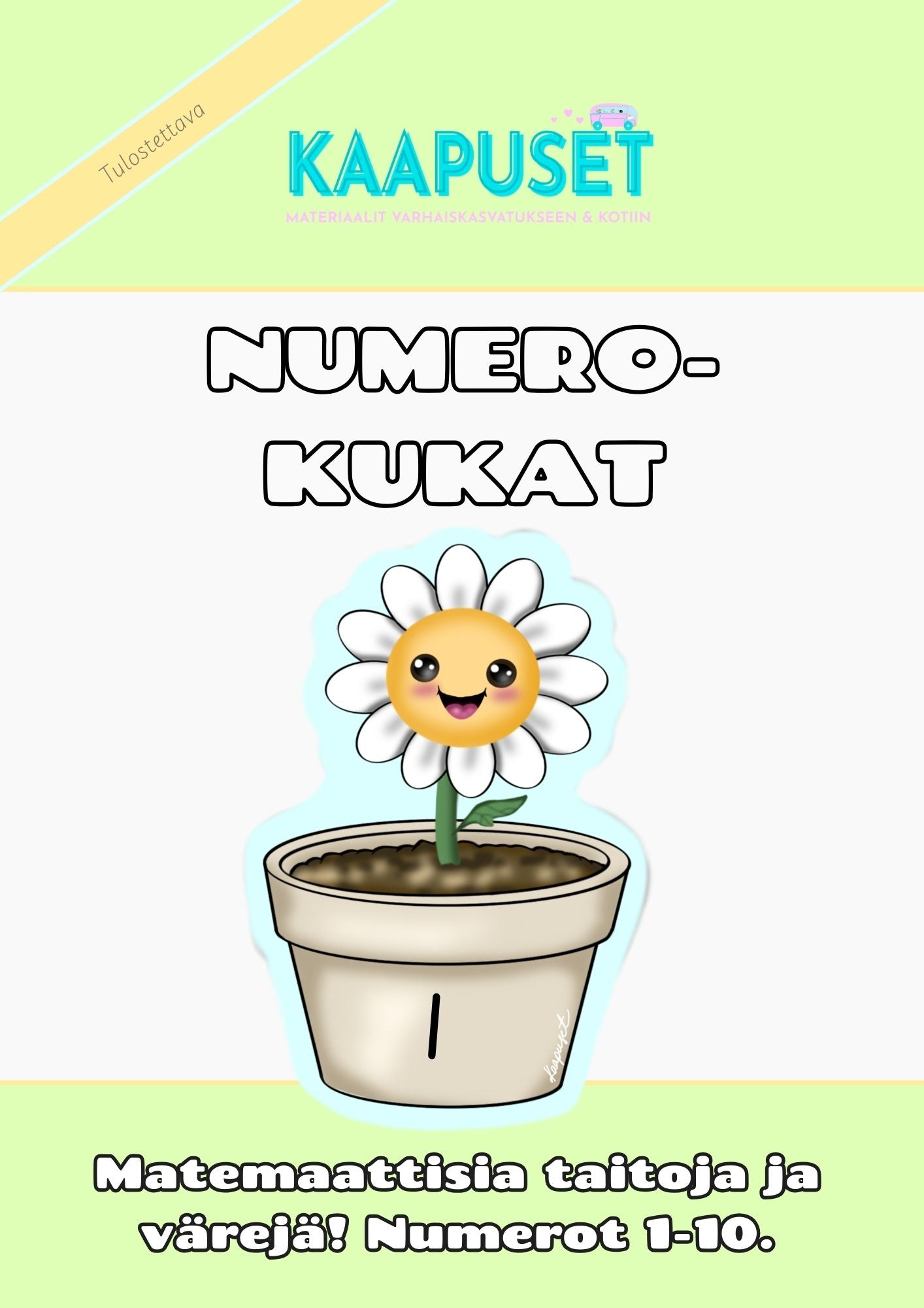 NUMEROKUKAT - MATEMAATTISIA TAITOJA & VÄREJÄ