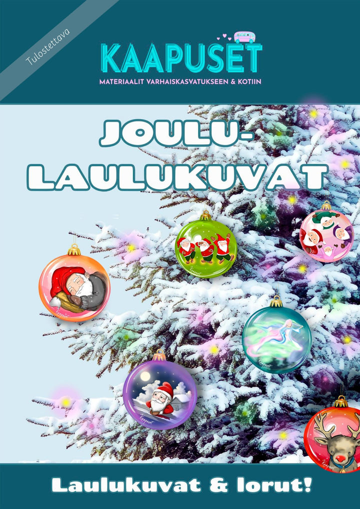 JOULUPALLOLAULUKUVAT: Laulukuvat & joululorut