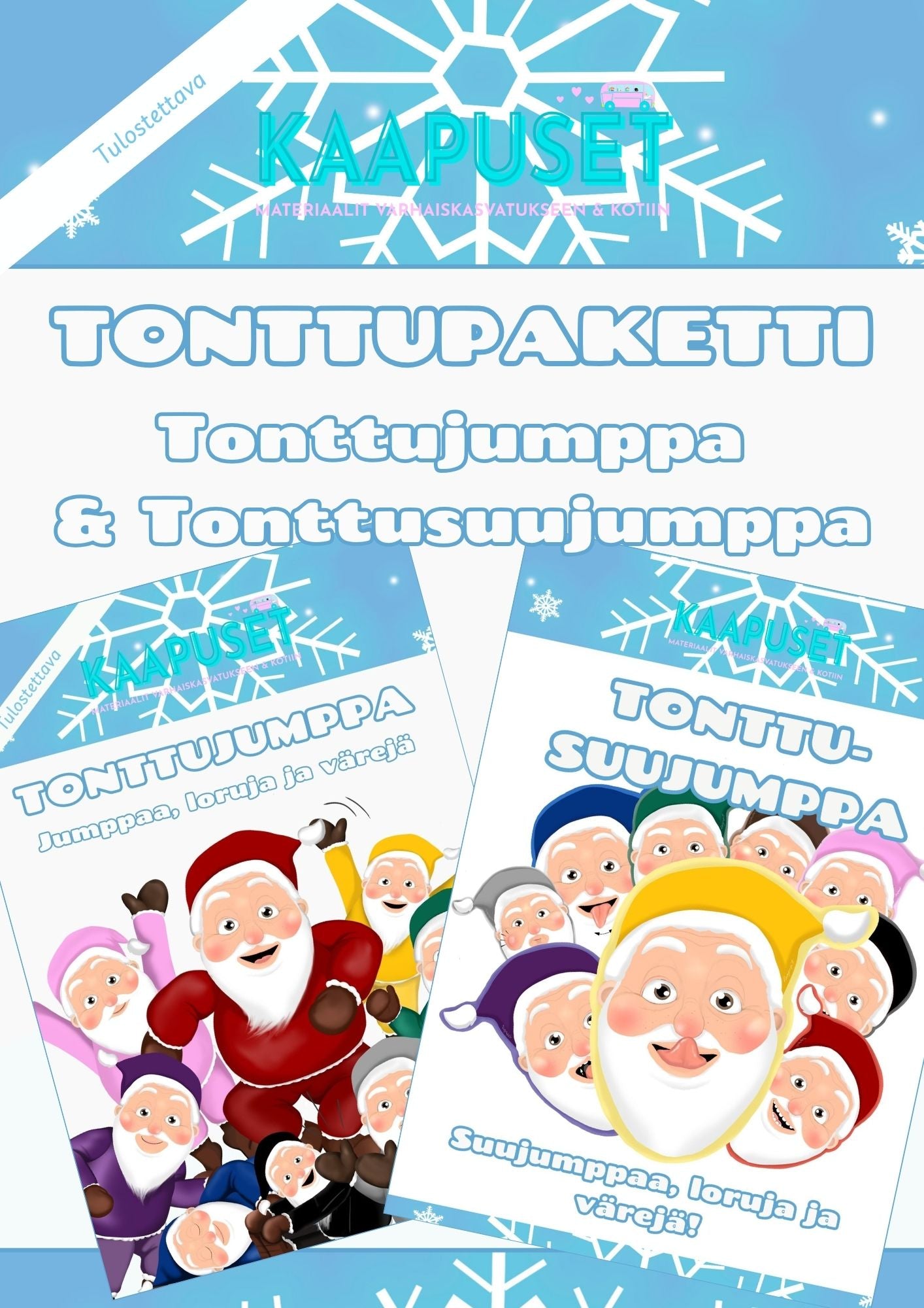 TONTTUPAKETTI: Tonttujumppa & Tonttusuujumppa