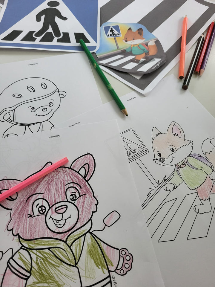 LIIKENTEESSÄ VÄRITYSKUVAT