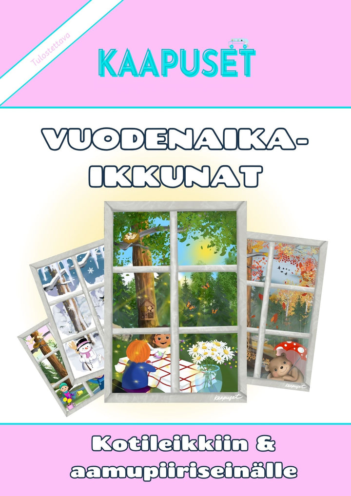 VUODENAIKAIKKUNAT - KOTILEIKKIIN & AAMUPIIRISEINÄLLE