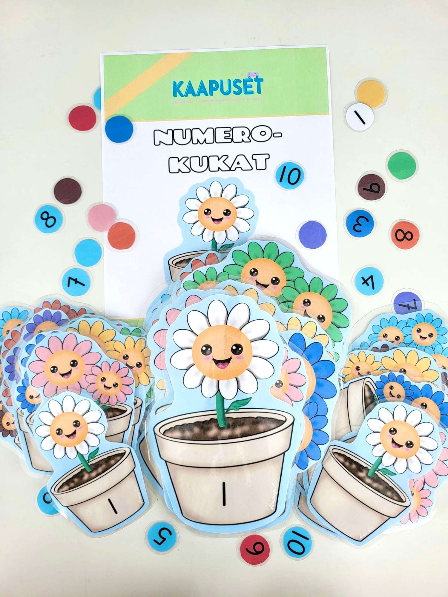 NUMEROKUKAT - MATEMAATTISIA TAITOJA & VÄREJÄ